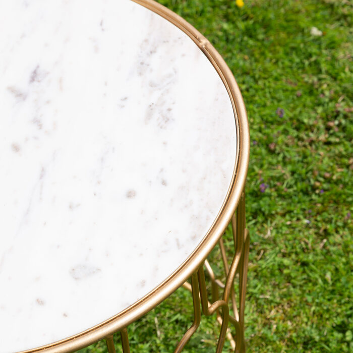 Table basse en marbe (trio) – Image 2