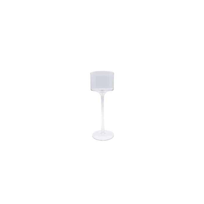 Trio de vase sur pied en verre (20/25/30cm) – Image 3