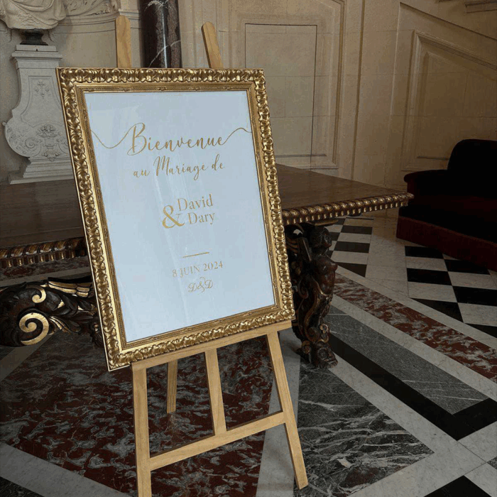 Petit cadre doré baroque – Image 2